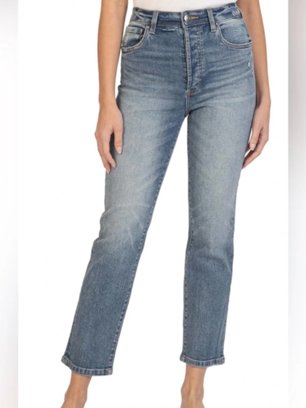 Kut from the Kloth Ankle Vintage Straight High Rise Women’s 6 Blue Jeans